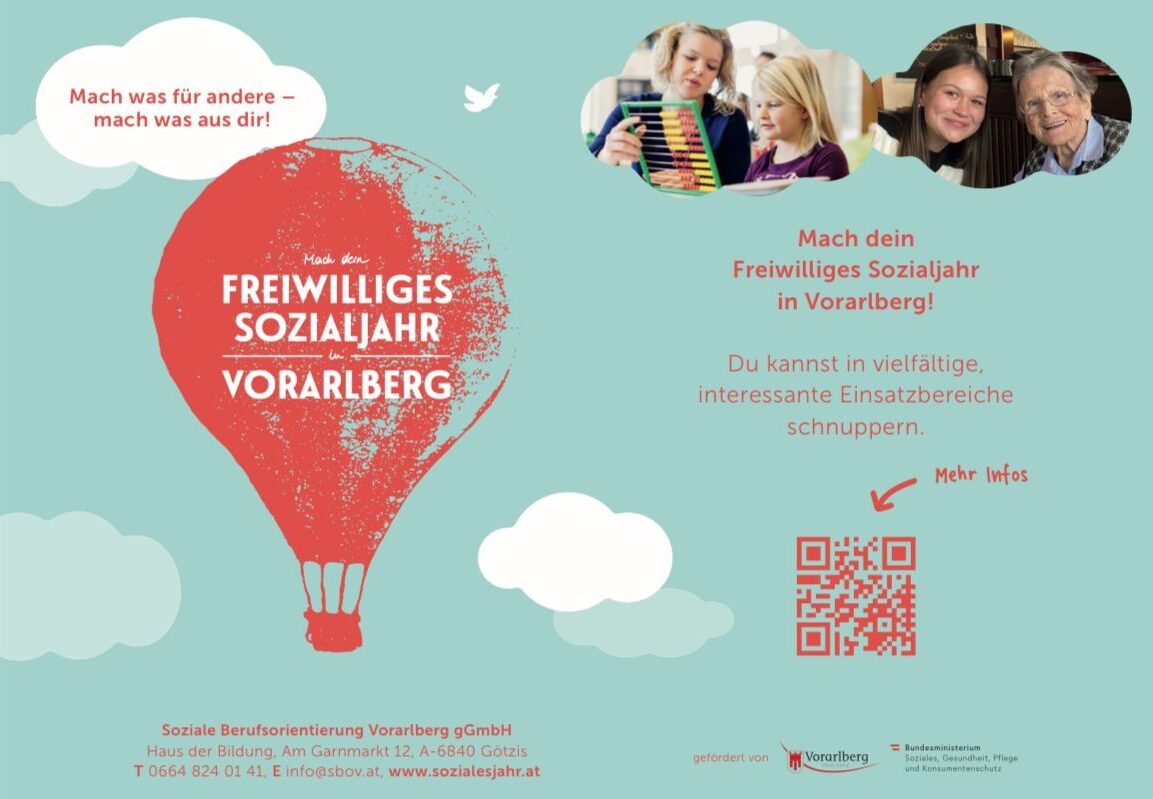 freiwilliges soziales Jahr Flyer